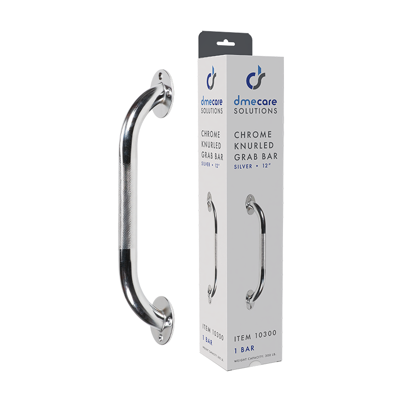 Dynarex Chrome Knurled Grab Bars