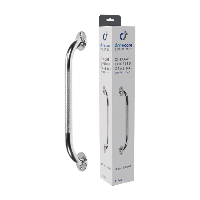 Dynarex Chrome Knurled Grab Bar