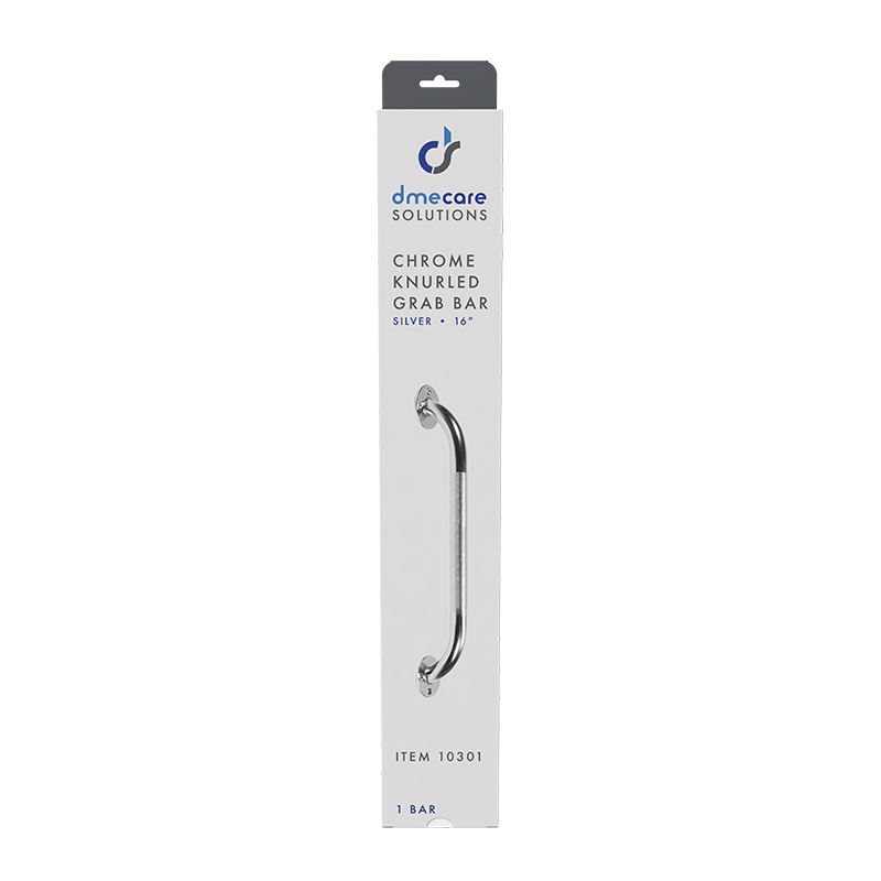 Dynarex Chrome Knurled Grab Bars