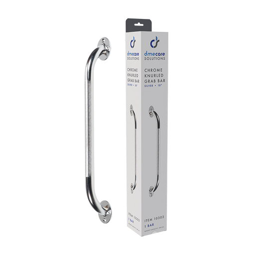 Dynarex Chrome Knurled Grab Bar