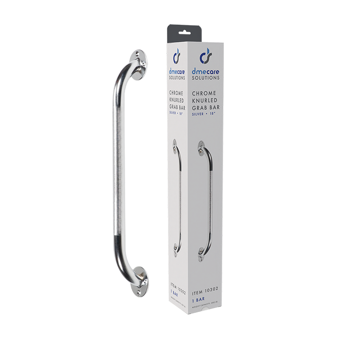 Dynarex Chrome Knurled Grab Bar