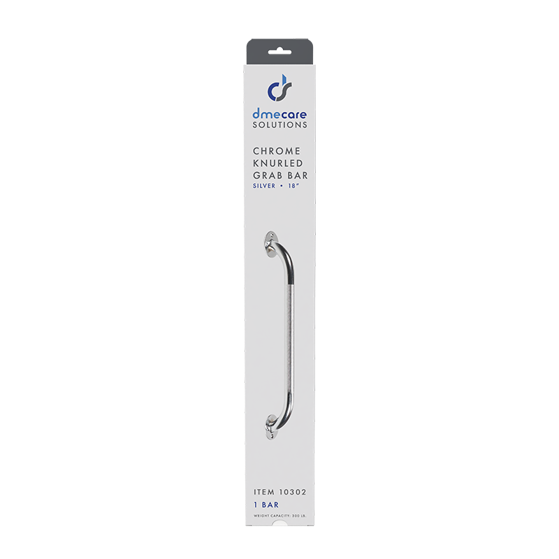Dynarex Chrome Knurled Grab Bars