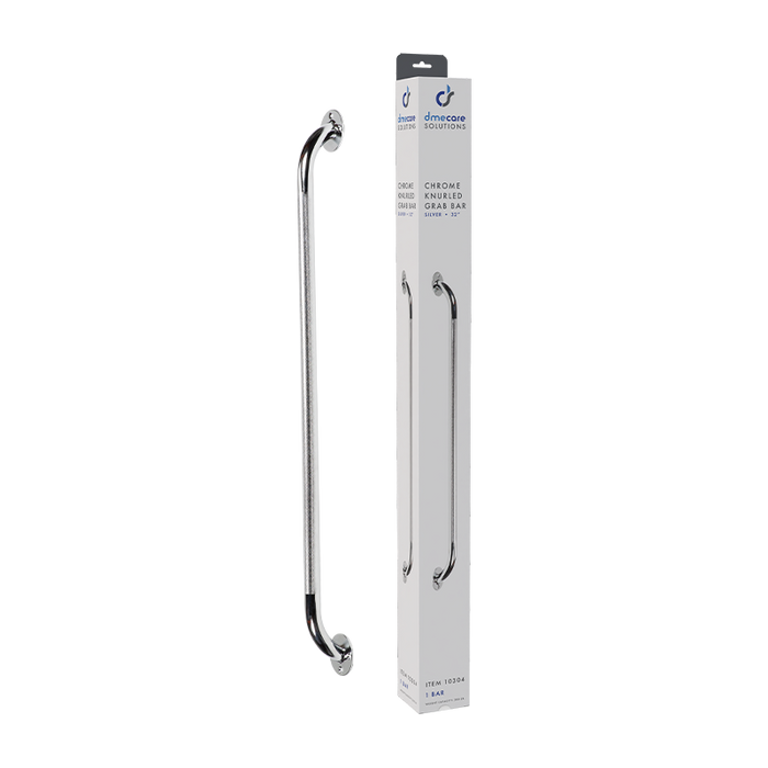 Dynarex Chrome Knurled Grab Bar