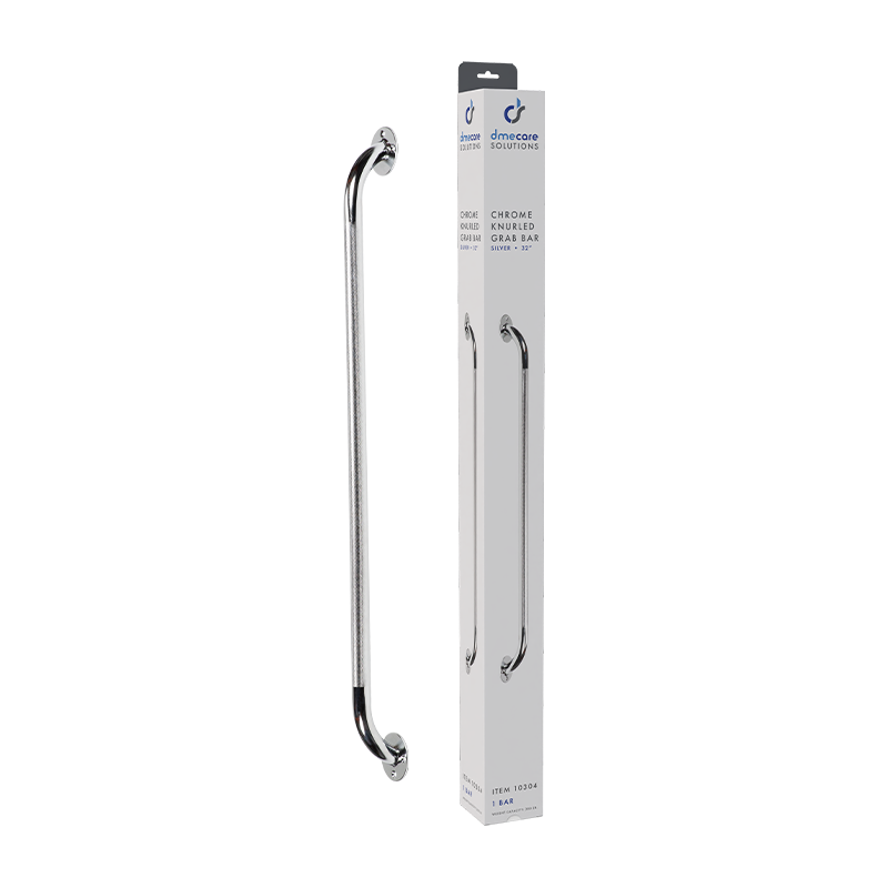 Dynarex Chrome Knurled Grab Bars
