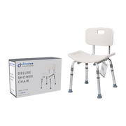 Dynarex Deluxe Shower Chair with Back
