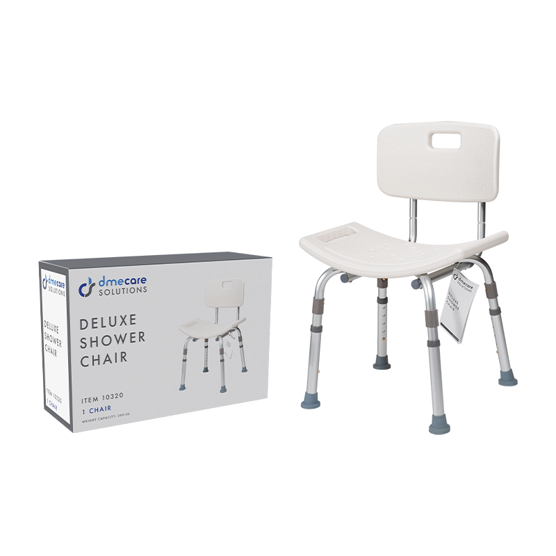 Dynarex Deluxe Shower Chair with Back