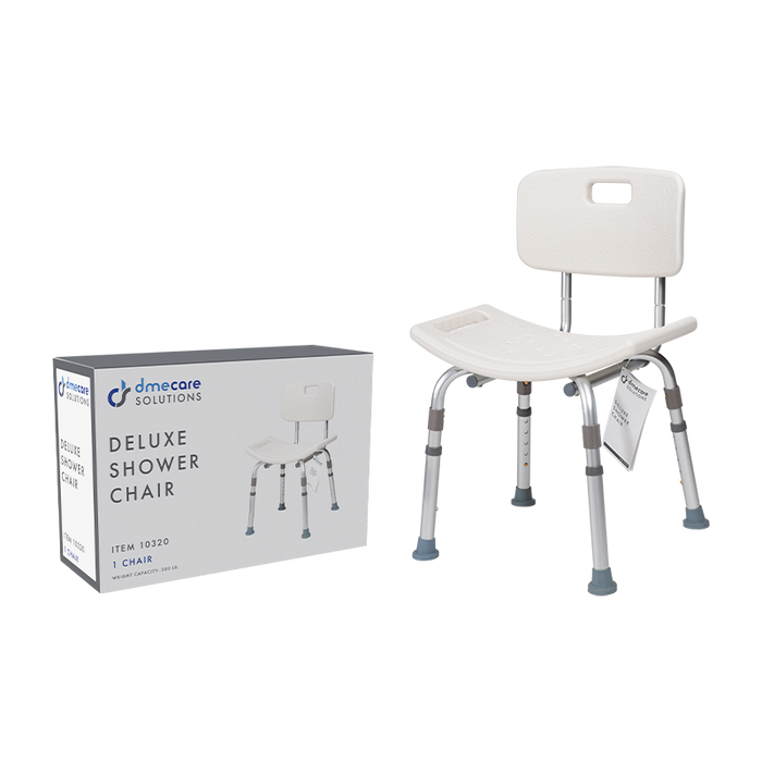 Dynarex Deluxe Shower Chair with Back