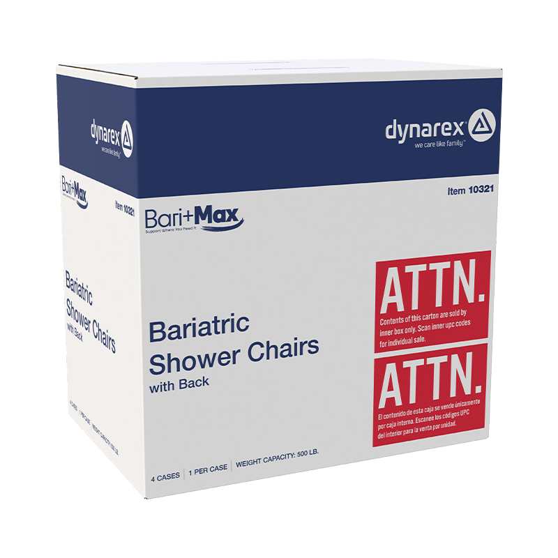 Dynarex Bariatric Shower Chair with Back