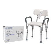 Dynarex Shower Chair with Removable Back and Arms