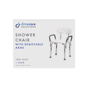 Dynarex Shower Chair with Removable Back and Arms