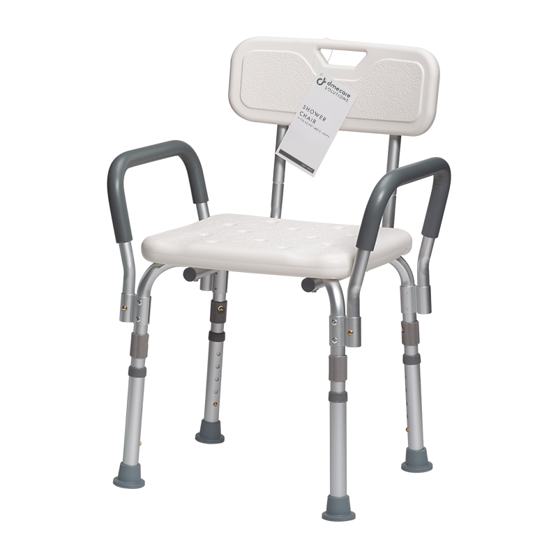 Dynarex Shower Chair with Removable Back and Arms