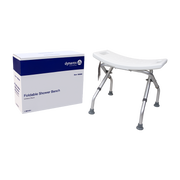Dynarex Foldable Shower Bench, w/o back