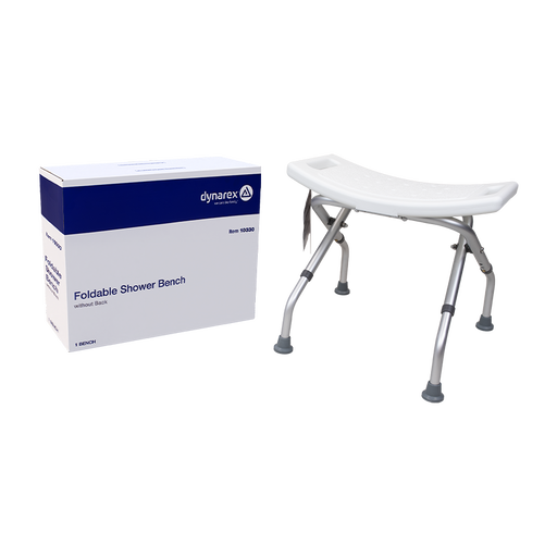 Dynarex Foldable Shower Bench, w/o back