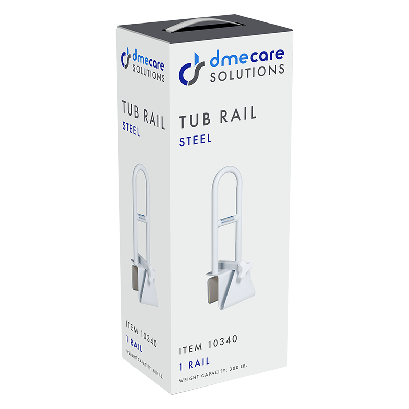 Dynarex Steel Clamp-On Tub Rail