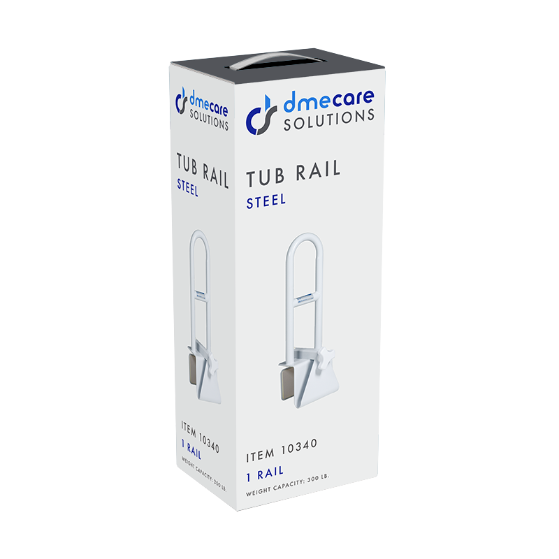 Dynarex Steel Clamp-On Tub Rail