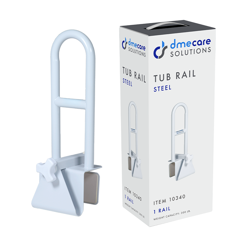 Dynarex Steel Clamp-On Tub Rail