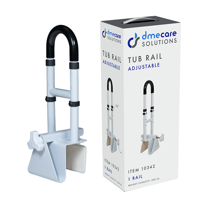 Dynarex Tub Rail - Adjustable Height Clamp-On