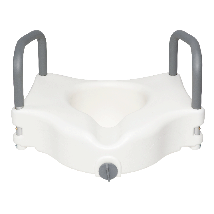 Dynarex Locking Raised Toilet Seat with Arms