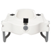 Dynarex Locking Raised Toilet Seat with Arms