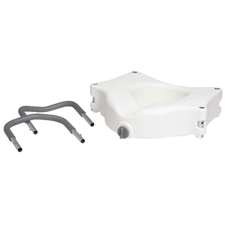 Dynarex Locking Raised Toilet Seat with Arms