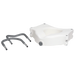 Dynarex Locking Raised Toilet Seat with Arms