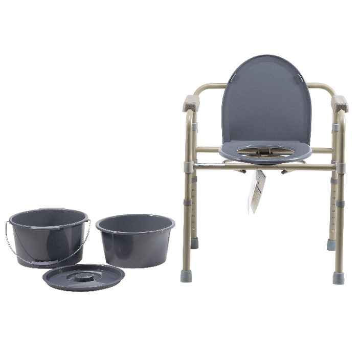 Dynarex Folding Bedside Commode