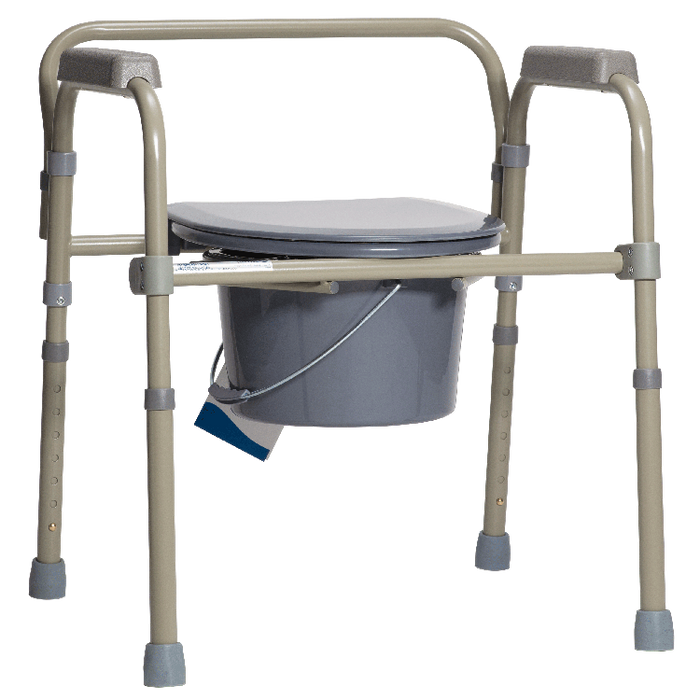 Dynarex Folding Bedside Commode