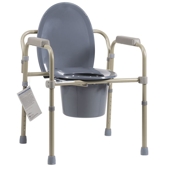 Dynarex Folding Bedside Commode