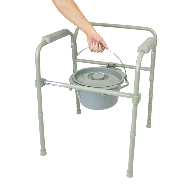 Dynarex Folding Bedside Commode