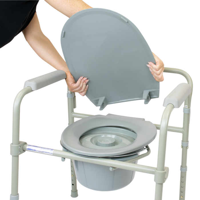 Dynarex Folding Bedside Commode