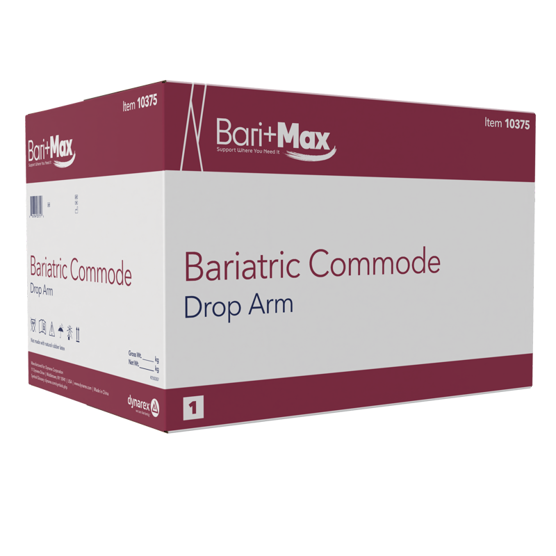 Dynarex Bariatric Commode - Drop Arm