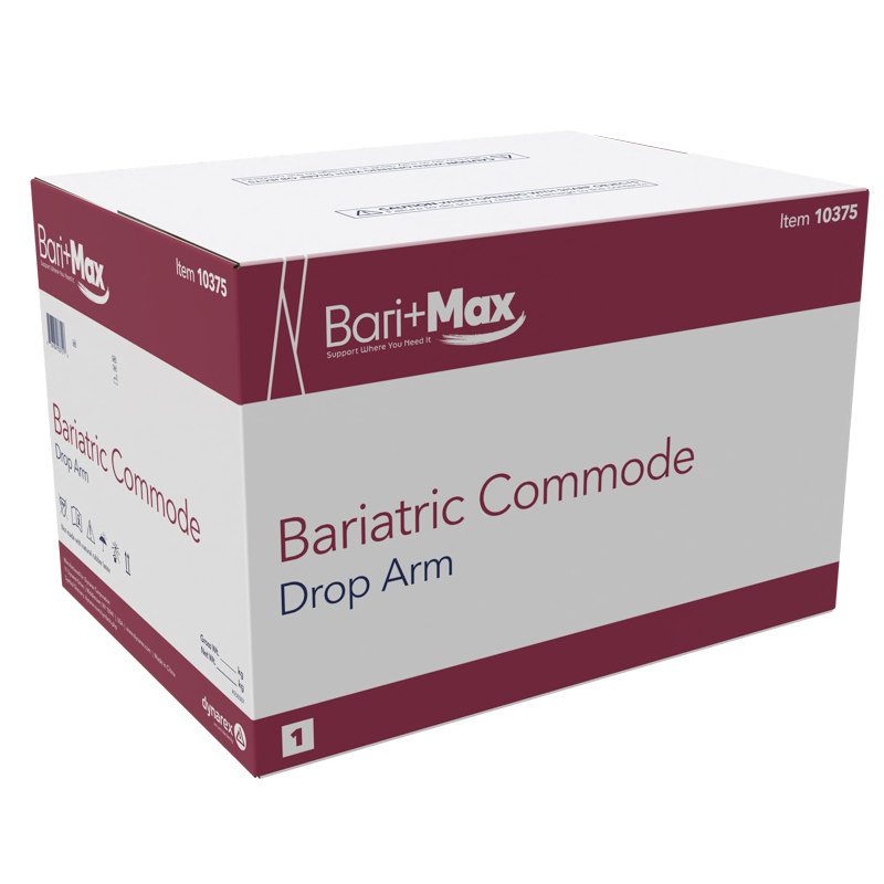 Dynarex Bariatric Commode - Drop Arm