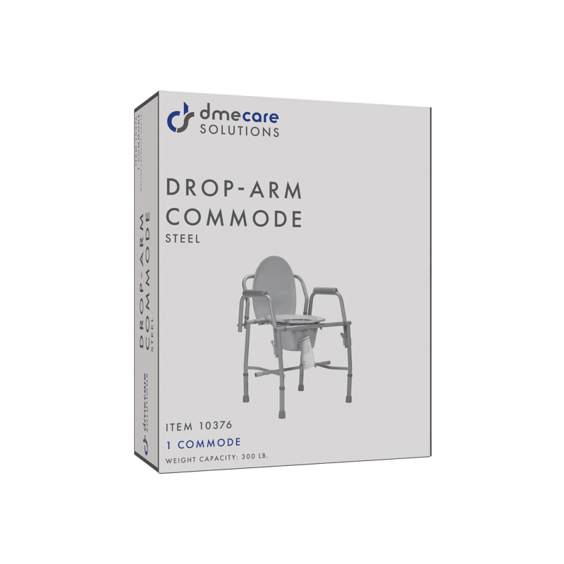 Dynarex Drop-Arm Commode