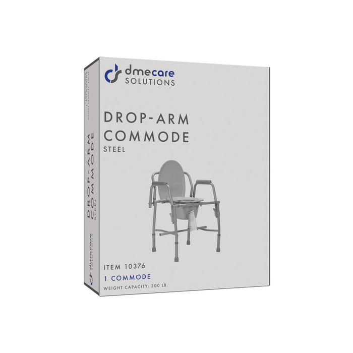 Dynarex Drop-Arm Commode