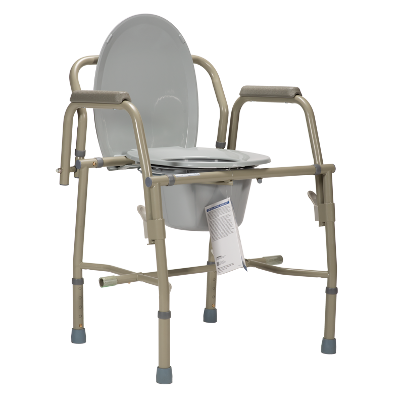 Dynarex Drop-Arm Commode