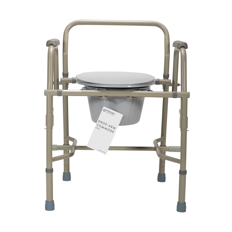 Dynarex Drop-Arm Commode