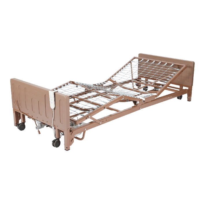 Dynarex 3 Motor Full Electric Hi/Low Homecare Bed w/ Half Rail and I