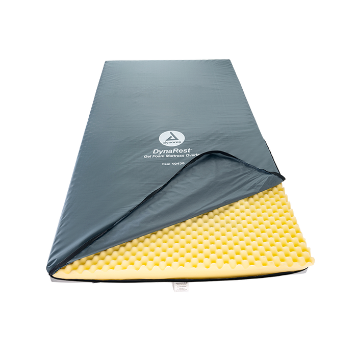 Dynarex DynaRest Gel Foam Mattress Overlay