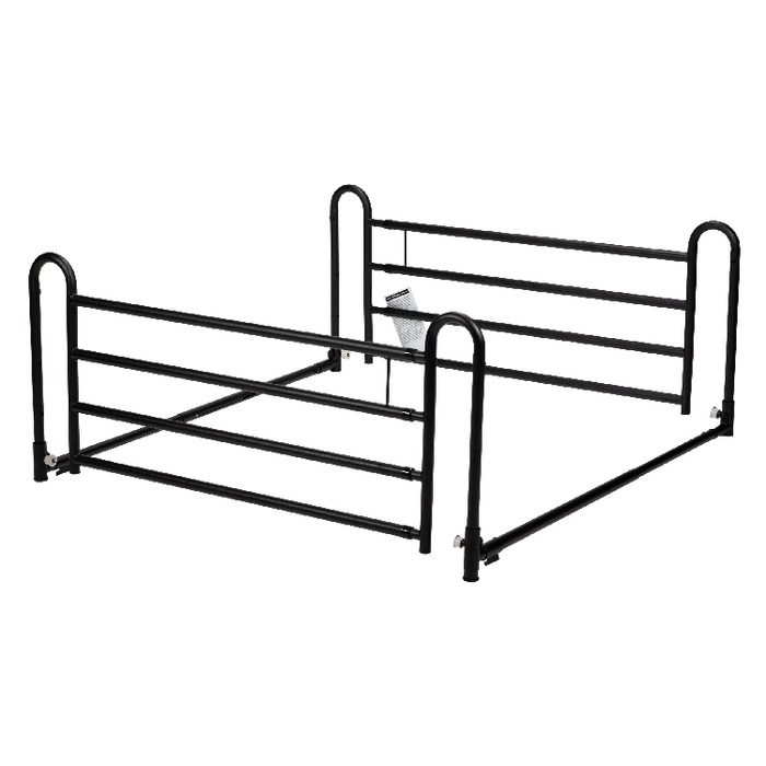 Dynarex Home Care Full Length Bed Rail, Adjustable