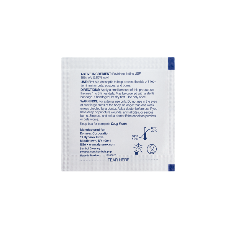 Dynarex Povidone Iodine Prep Pad (1108)