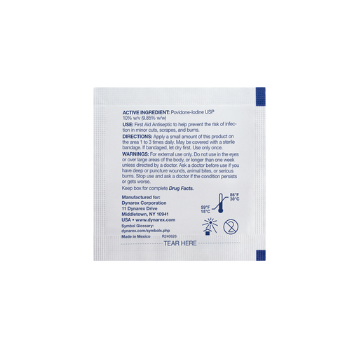 Dynarex Povidone Iodine Prep Pad (1108)