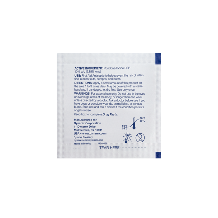 Dynarex Povidone Iodine Prep Pad (1108)