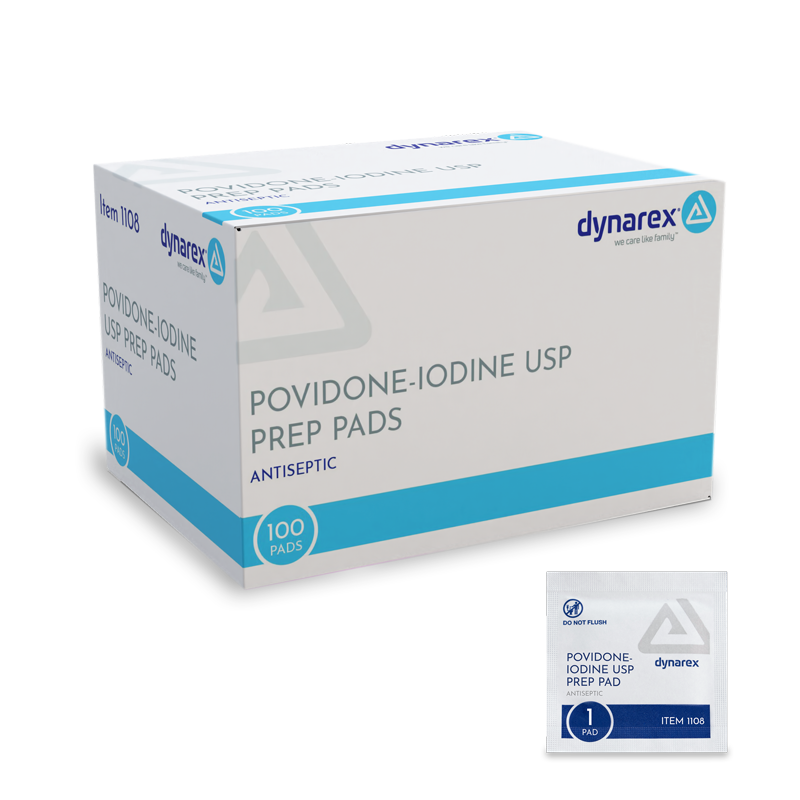 Dynarex Povidone Iodine Prep Pad (1108)