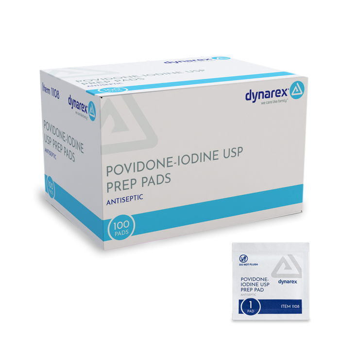 Dynarex Povidone Iodine Prep Pad (1108)