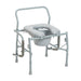 Drive Medical Drop Arm Steel Commode — 11125PSKD-1