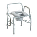 Drive Medical Drop Arm Steel Commode — 11125PSKD-1