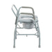 Drive Medical Drop Arm Steel Commode — 11125PSKD-1