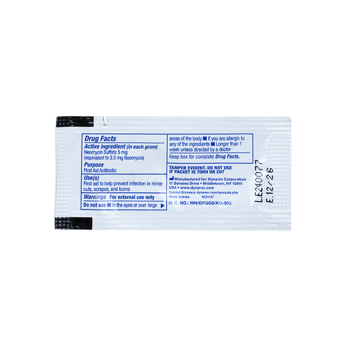 Dynarex DynaSafety Neomycin Ointment