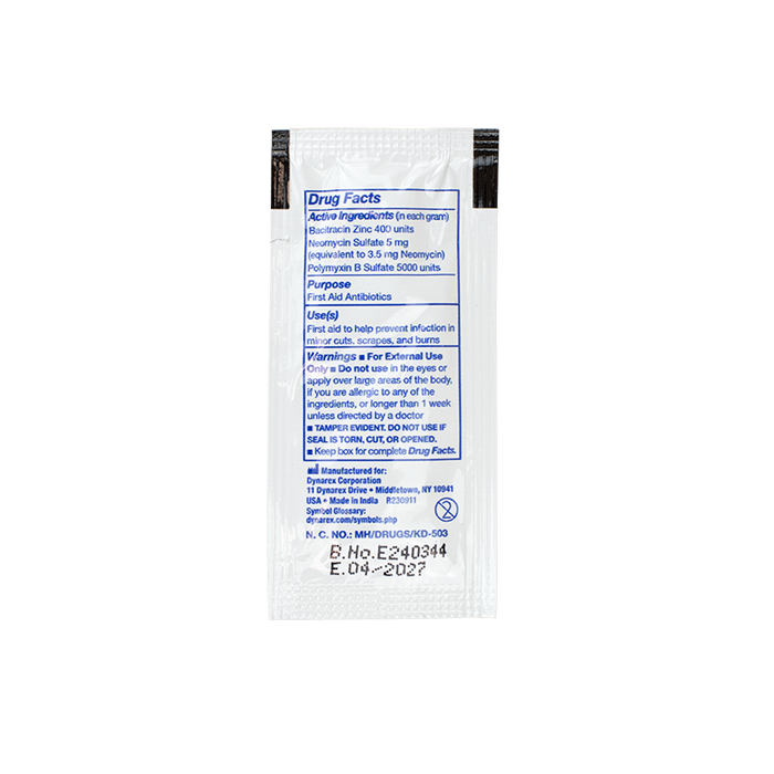 Dynarex DynaSafety Triple Antibiotic Ointment
