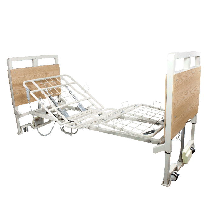 Dynarex D500 LTC 5 Function Ultra-Low Bed - Light Oak